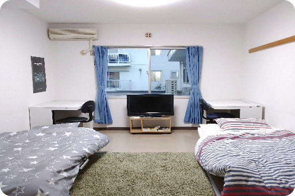 男子学生寮（大井寮・2人部屋）