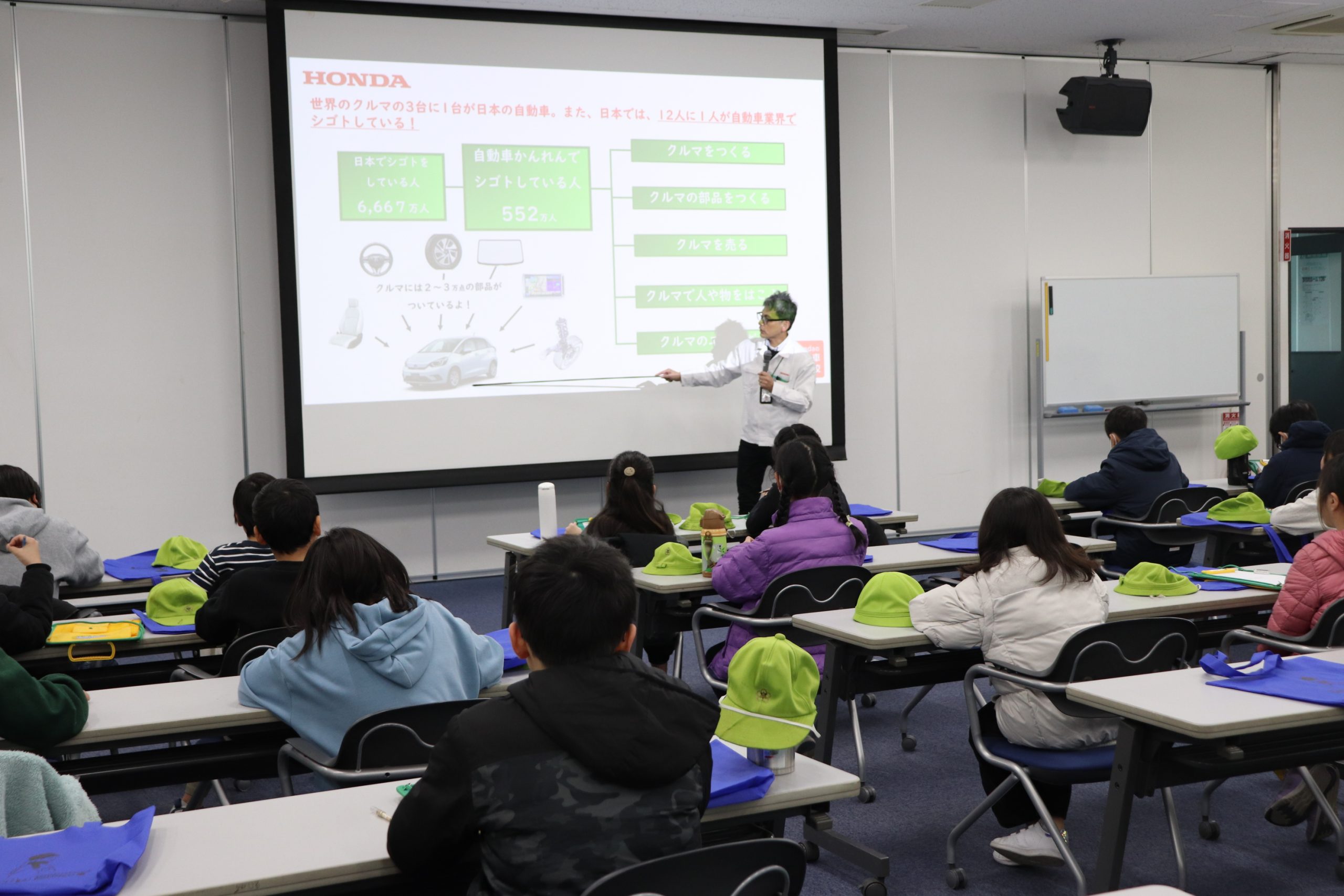 【ご来校】第7小学校 5年生と先生が授業見学に来てくれました！