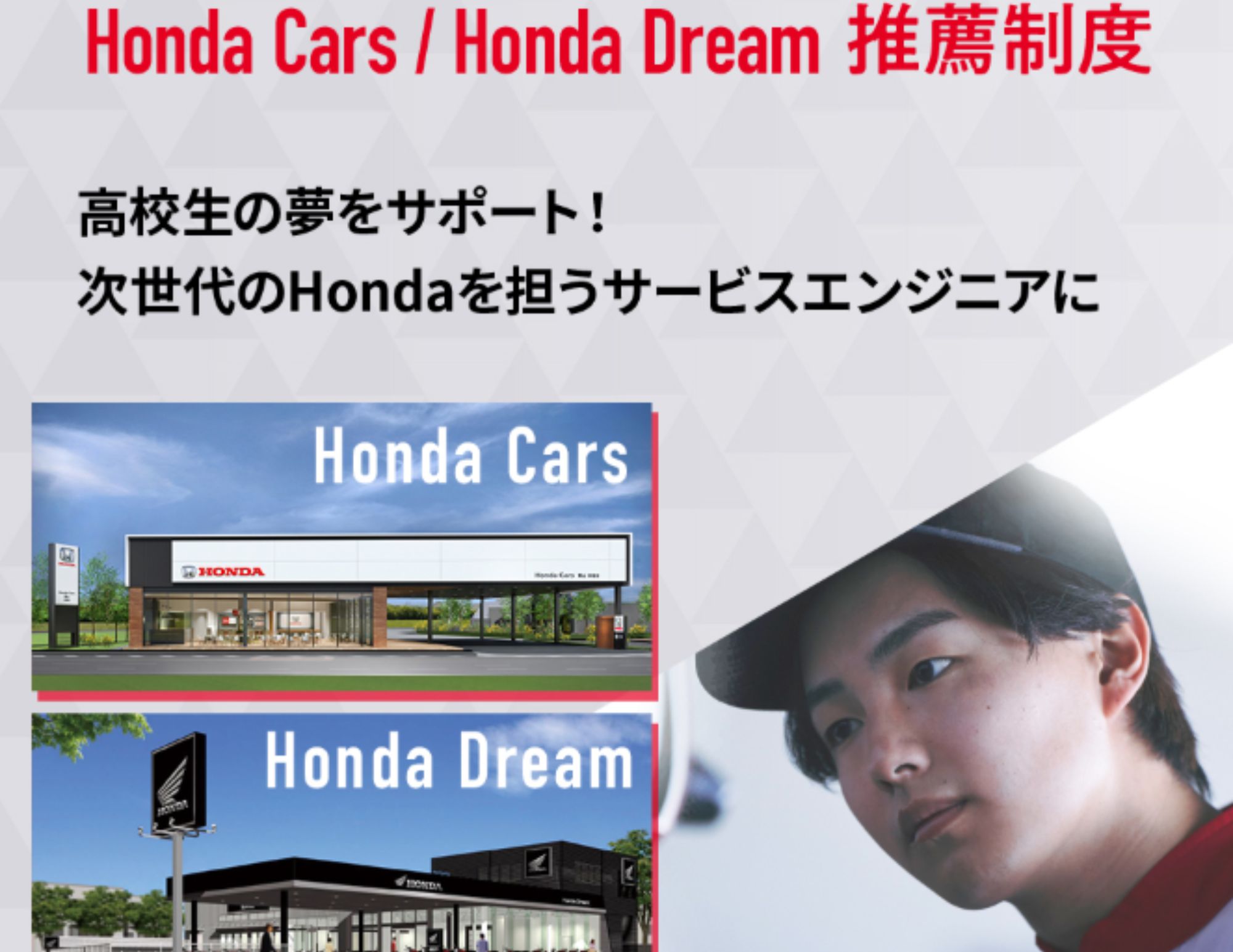 【嬉しい特典！】Honda Cars／Honda Dream 推薦制度