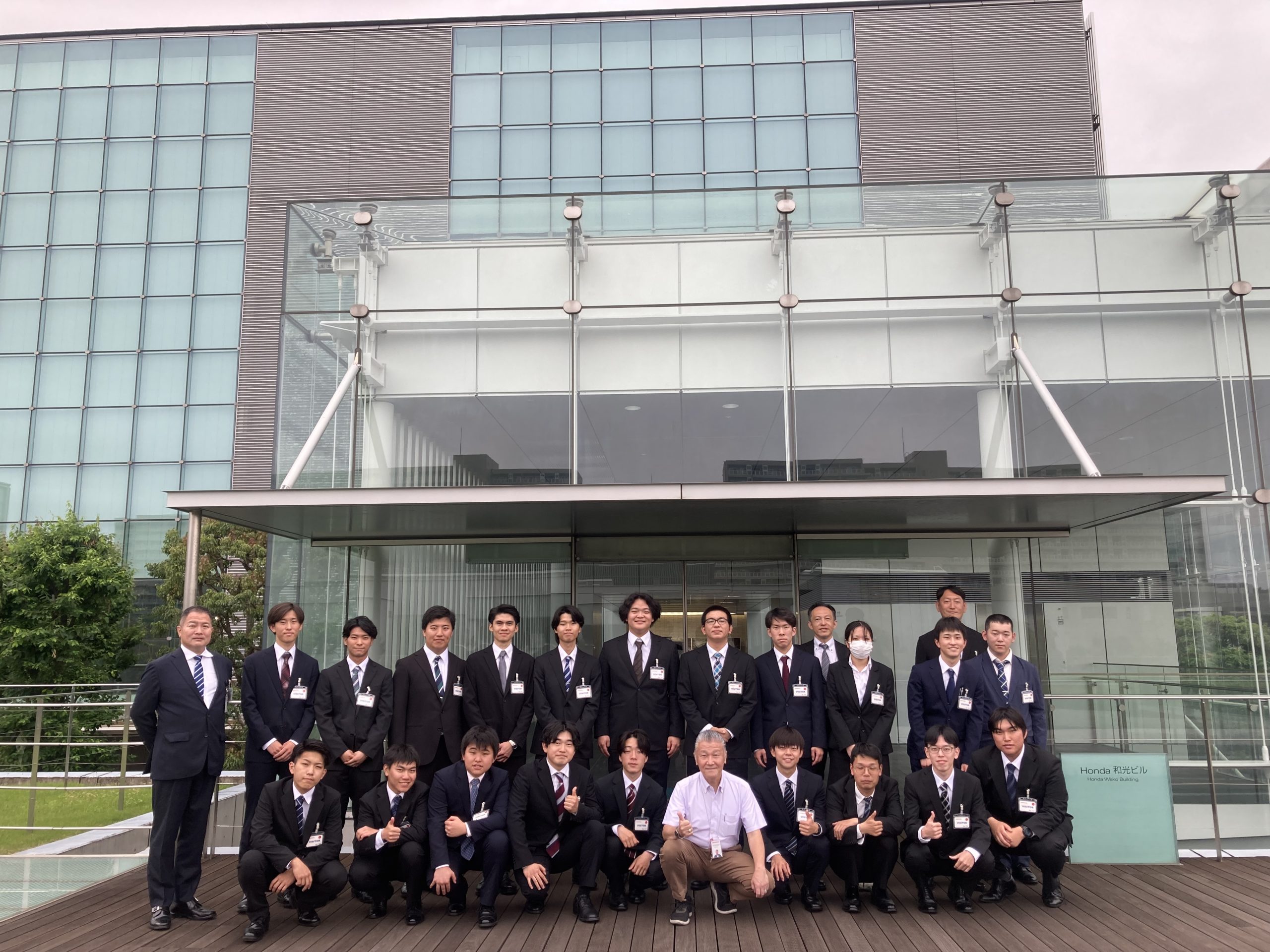 【大遠征①】Hondaの各事業所へ（自動車研究開発コース3年生）